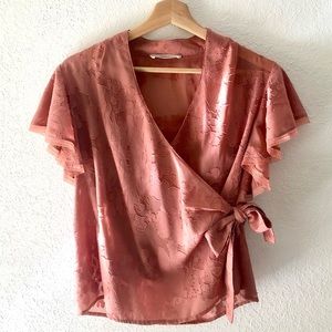 Dusky Pink Business Casual Blouse